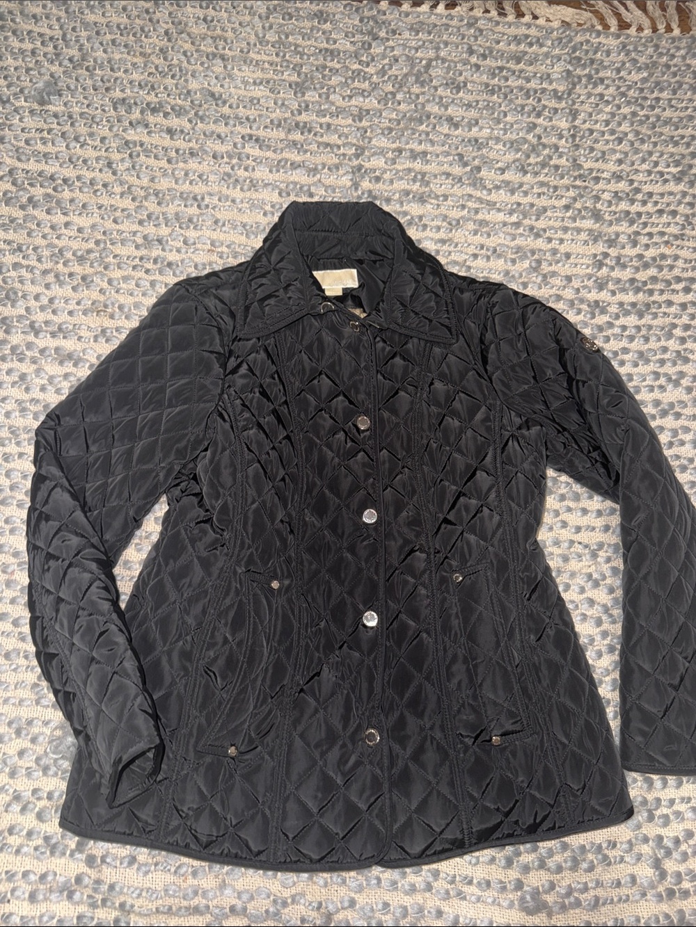 Michael Kors Black Quilted Puffer Jacket
